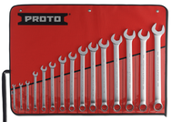 Proto® 15 Piece Satin Metric Combination ASD Wrench Set - 12 Point 7MM-32MM - Benchmark Tooling