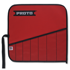 Proto® Red Canvas 6-Pocket Tool Roll - Benchmark Tooling