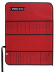 Proto® Red Canvas 26-Pocket Tool Roll - Benchmark Tooling