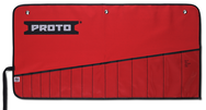 Proto® Red Canvas 14-Pocket Tool Roll - Benchmark Tooling