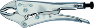 Proto® Nickel Chrome Locking Pliers - Curved Jaw 9-1/4" - Benchmark Tooling