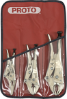 Proto® 3 Piece Locking Pliers Set - Nickel Chrome - Benchmark Tooling