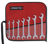 Proto® 7 Piece Full Polish Angle Open-End Wrench Set - Benchmark Tooling