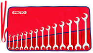 Proto® 14 Piece Full Polish Angle Open-End Wrench Set - Benchmark Tooling