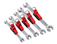 Proto® Tether-Ready 5 Piece Metric Double End Flare Nut Wrench Set - 6 Point - Benchmark Tooling