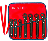Proto® 7 Piece Ratcheting Flare Nut Wrench Set - 12 Point - Benchmark Tooling