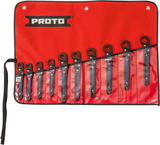 Proto® 10 Piece Metric Ratcheting Flare Nut Wrench Set - Benchmark Tooling