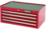 Proto® 440SS Intermediate Chest - 4 Drawer, Red - Benchmark Tooling