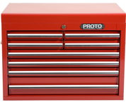 Proto® 440SS 27" Top Chest - 8 Drawer, Red - Benchmark Tooling