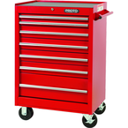 Proto® 440SS 27" Roller Cabinet - 7 Drawer, Red - Benchmark Tooling