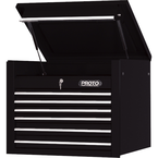 Proto® 450HS 34" Top Chest - 6 Drawer, Black - Benchmark Tooling