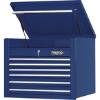 Proto® 450HS 34" Top Chest - 6 Drawer, Blue - Benchmark Tooling
