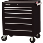 Proto® 450HS 34" Roller Cabinet - 6 Drawer, Black - Benchmark Tooling