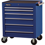 Proto® 450HS 34" Roller Cabinet - 6 Drawer, Blue - Benchmark Tooling
