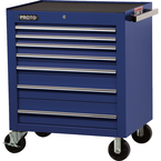 Proto® 450HS 34" Roller Cabinet - 7 Drawer, Blue - Benchmark Tooling