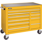 Proto® 450HS 50" Workstation - 10 Drawer, Yellow - Benchmark Tooling