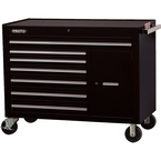Proto® 450HS 50" Workstation - 7 Drawer & 1 Shelf, Black - Benchmark Tooling