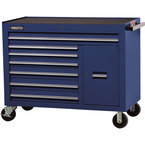 Proto® 450HS 50" Workstation - 7 Drawer & 1 Shelf, Blue - Benchmark Tooling