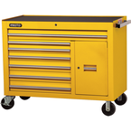 Proto® 450HS 50" Workstation - 7 Drawer & 1 Shelf, Yellow - Benchmark Tooling