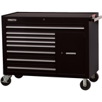 Proto® 450HS 50" Workstation - 8 Drawer & 2 Shelves, Black - Benchmark Tooling