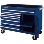 Proto® 450HS 50" Workstation - 8 Drawer & 1 Shelf, Blue - Benchmark Tooling