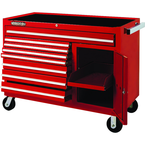 Proto® 450HS 50" Workstation - 8 Drawer & 1 Shelf, Red - Benchmark Tooling