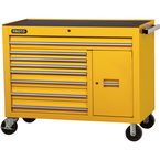 Proto® 450HS 50" Workstation - 8 Drawer & 2 Shelves, Yellow - Benchmark Tooling