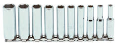 Proto® 1/4" Drive 10 Piece Deep Socket Set - 6 Point - Benchmark Tooling