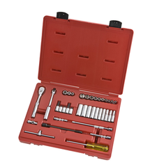 Proto® 1/4" Drive 37 Piece Socket, Combination Set - 6 Point - Benchmark Tooling