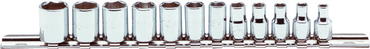 Proto® 1/4" Drive 12 Piece Metric Socket Set - 6 Point - Benchmark Tooling