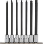 Proto® 3/8" Drive 7 Piece Ball Style Extra Long Hex Bit Set - Benchmark Tooling