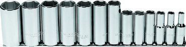 Proto® 3/8" Drive 13 Piece Deep Socket Set - 6 Point - Benchmark Tooling