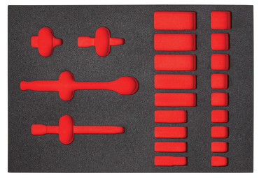 Proto® Foam Tray for Tool Set J52134 with Precision 90 Ratchet- 11x16" - Benchmark Tooling