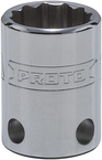 Proto® Tether-Ready 3/8" Drive Socket 15 mm - 12 Point - Benchmark Tooling