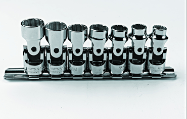 Proto® 3/8" Drive 7 Piece Metric Universal Socket Set - 12 Point - Benchmark Tooling