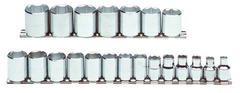 Proto® 3/8" Drive 21 Piece Metric Socket Set - 6 Point - Benchmark Tooling
