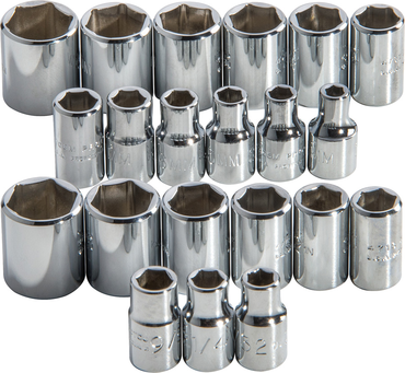 Proto® 1/4" Drive 22 Piece Socket Set - Benchmark Tooling