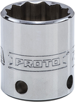 Proto® Tether-Ready 3/8" Drive Socket 21 mm - 12 Point - Benchmark Tooling