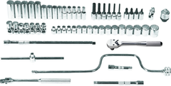 Proto® 3/8" Drive 57 Piece Metric Socket Set - 12 Point - Tools Only - Benchmark Tooling