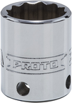 Proto® Tether-Ready 3/8" Drive Socket 3/4" - 12 Point - Benchmark Tooling