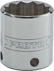 Proto® Tether-Ready 3/8" Drive Socket 24 mm - 12 Point - Benchmark Tooling