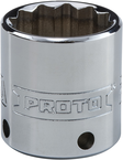 Proto® Tether-Ready 3/8" Drive Socket 25 mm - 12 Point - Benchmark Tooling