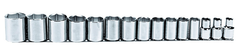 Proto® 1/2" Drive 15 Piece Socket Set - 6 Point - Benchmark Tooling