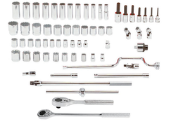 Proto® 1/2" Drive 65 Piece Socket, Combination Set - 8 and 12 Point - Benchmark Tooling