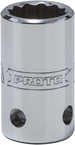 Proto® Tether-Ready 1/2" Drive Socket 15 mm - 12 Point - Benchmark Tooling