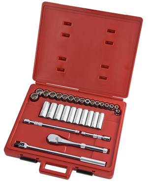 Proto® 1/2" Drive 31 Piece Metric Socket Set - 12 Point - Benchmark Tooling