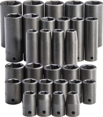 Proto® 1/2" Drive 30 Piece Impact Socket Set - Benchmark Tooling