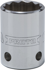 Proto® Tether-Ready 1/2" Drive Socket 13/16" - 12 Point - Benchmark Tooling