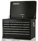 Proto® 440SS 27" Top Chest with Drop Front - 12 Drawer, Black - Benchmark Tooling