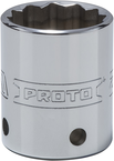 Proto® Tether-Ready 1/2" Drive Socket 27 mm - 12 Point - Benchmark Tooling